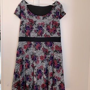 ModCloth heathered floral dress